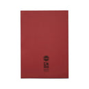 Rhino Exercise Book 8mm Ruled with Margin 80 Pages A4+ Red (Pack of 50) VDU080-200-4