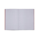 Rhino Exercise Book 80 Page 13x9in 10mm Squares Red Contract (Pack of 50) VDUV080-301-0