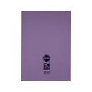 Rhino Exercise Book 80 Page A4 8mm Ruled Purple Contract (Pack of 50) VEXV668-1595-0