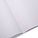 Rhino Exercise Book 80 Page A4 8mm Ruled Purple Contract (Pack of 50) VEXV668-1595-0