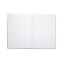 Rhino Exercise Book 80 Page A4 8mm Ruled Red Contract (Pack of 50) VEXV668-495-0