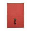 Rhino Exercise Book 80 Page A4 8mm Ruled Red Contract (Pack of 50) VEXV668-495-0