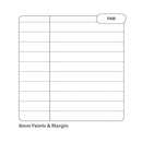 Rhino Exercise Book 80 Page A4 8mm Ruled Yellow Contract (Pack of 50) VEXV668-945-0