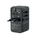Verbatim UTA-06 GaN III Universal Travel Adapter 2x USB-C PD 100W + QC4+/2x USB-A QC 3.0 Black 32121