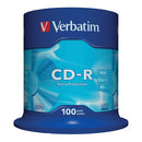 Verbatim CD-R Datalife Non-AZO 52x 700MB (Pack of 100) 43411
