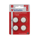 Verbatim CR2025 3V Premium Lithium Battery (Pack of 4) 49532