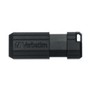 Verbatim Pinstripe USB Drive 8Gb Black 49062