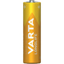 Varta Longlife AA Battery (Pack of 8) 04106101418