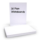 Budget Whiteboard Plain (30 Pack) WBP30