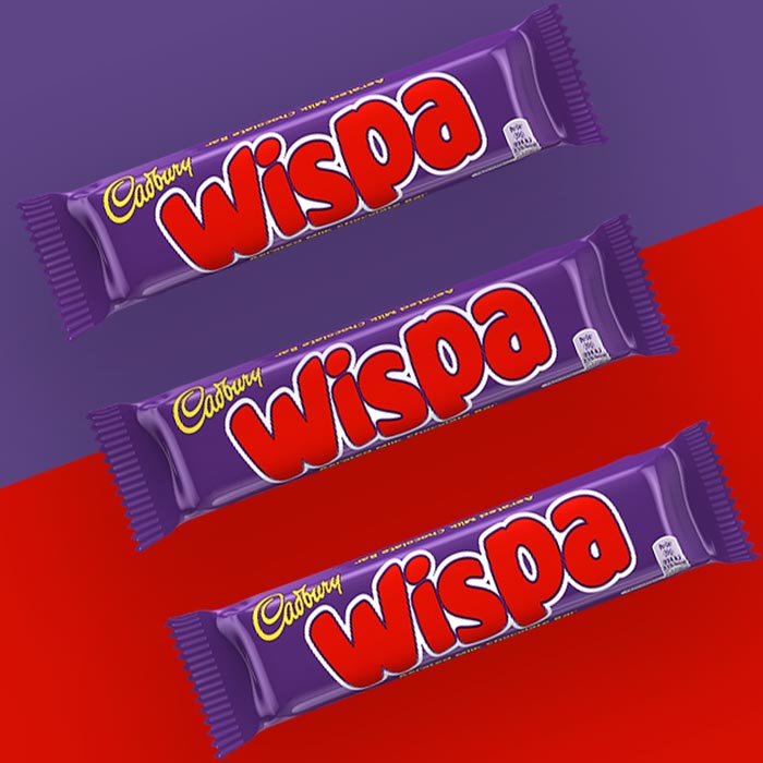 Cadbury Wispa Chocolate Bar 48's