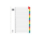 Assorted A4 1-20 Mylar Index WX01521