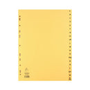 Buff A4 20-Part A-Z Index For A4 Ring Binders or Lever Arch Files WX26011