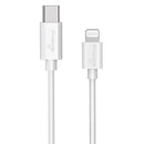 MediaRange Apple Lightning to USB Type-C Charge + Sync Cable 1m White
