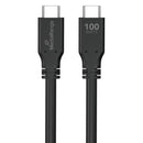 Mediarange USB Type-C Charge and Sync Cable with E-Mark Chip USB 3.2 Gen 1X2 3m Black MRCS218