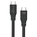 Mediarange USB Type-C Charge and Sync Cable with E-Mark Chip USB 3.2 Gen 1X2 3m Black MRCS218
