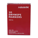 Blue Whiteboard Marker Pens Bullet Tip (Pack of 10) WB15 804001