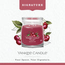 Yankee Candle Signature Medium Jar 368g Black Cherry (Pack of 4) 1701391E