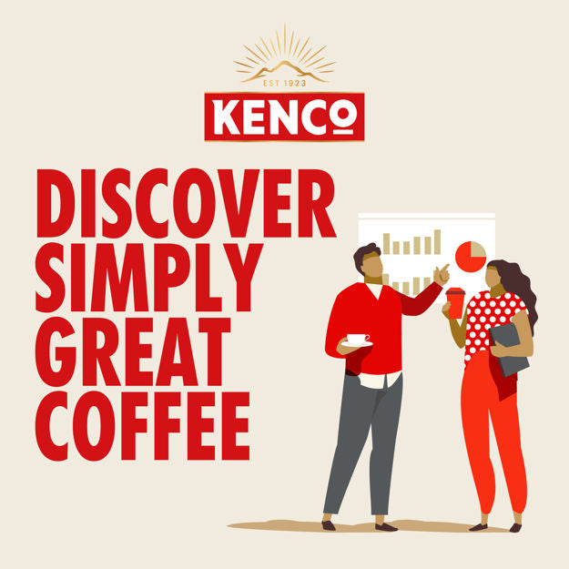 Kenco Latte Instant Coffee 1kg Tin - UK BUSINESS SUPPLIES