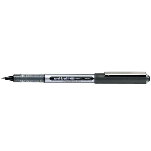 Uni-ball Eye UB157 Rollerball Pen Fine 0.7mm Tip 0.5mm Line Black (Pack 12) - UK BUSINESS SUPPLIES