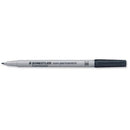 Staedtler Lumocolor Black Non-Permanent Pen 1.0mm Line Pack of 10 - UK BUSINESS SUPPLIES