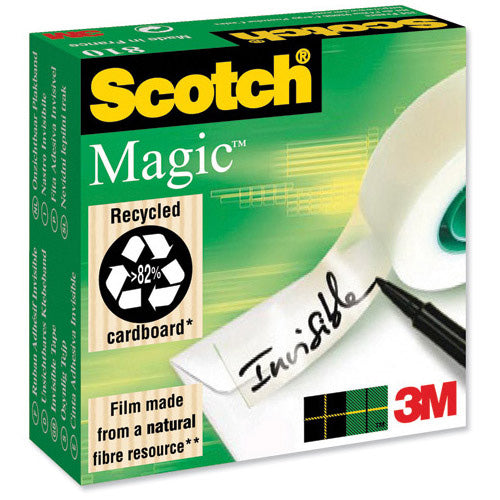 3M Scotch Magic Tape 810 19x33m - UK BUSINESS SUPPLIES