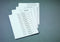 Avery Mylar Divider A-Z A4 Punched 150gsm White Card with White Mylar Tabs 05231061 - UK BUSINESS SUPPLIES