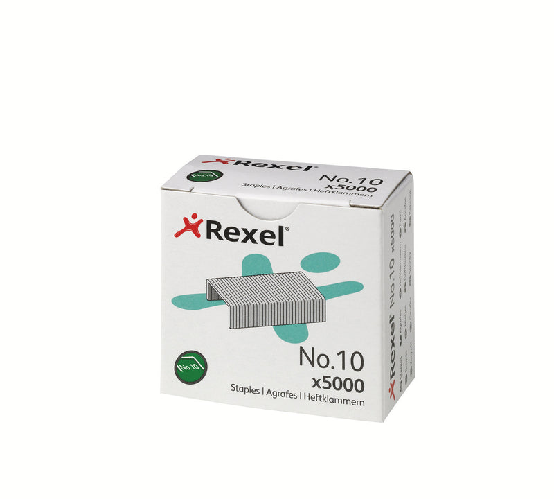 Rexel No 10 4.5mm Staples (Pack 5000) 06005 - UK BUSINESS SUPPLIES