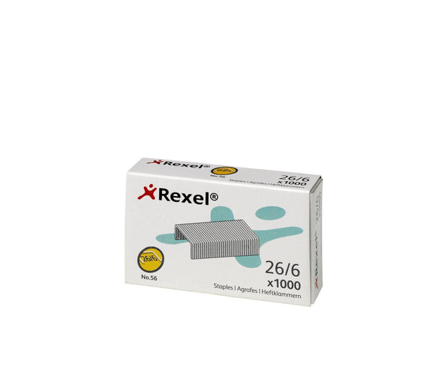 RexelStaples No56 26/6 (Pack 1000) ACCO6131 - UK BUSINESS SUPPLIES