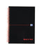 Black n Red Notebook Wirebound A5 Hardback A-Z Indexed Ruled 140 Pages 100080194 - UK BUSINESS SUPPLIES