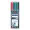 Staedtler Lumocolor Assorted Permanent Pens Pack 4's - UK BUSINESS SUPPLIES