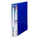 Snopake Superline Ring Binder 2 O-Ring A4 25mm Rings Electra Blue (Pack 10) - 10159 - UK BUSINESS SUPPLIES