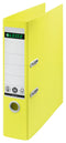 Leitz 180 Recycle Lever Arch File A4 80mm Spine Yellow 10180015 - UK BUSINESS SUPPLIES