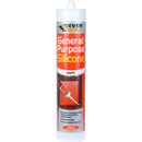 Everbuild General Purpose Silicone White 280ml - UK BUSINESS SUPPLIES