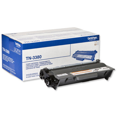 Brother TN-3380 Black Laser Toner Cartridge High Yield Code TN3380 - UK BUSINESS SUPPLIES