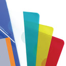 Rexel Nyrex Cut Flush Folder Polypropylene A4 110 Micron Assorted Colours (Pack 25) 12161AS - UK BUSINESS SUPPLIES