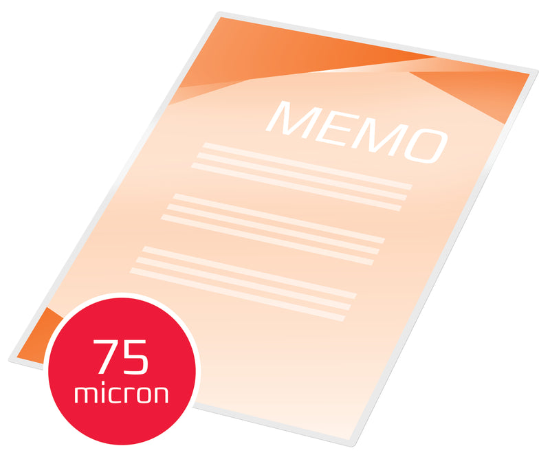 GBC Laminating Pouch A5 2x75 Micron Gloss (Pack 100) 3740451 - UK BUSINESS SUPPLIES