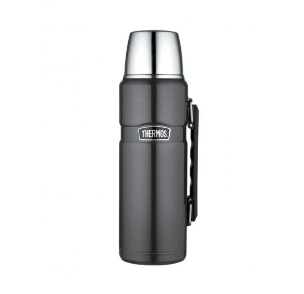 Thermos Stainless Gun Metal Flask 1.2 Litre - UK BUSINESS SUPPLIES