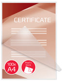 GBC Peelnstick Pouch A4 2x125 Micron Gloss (Pack 100) 3747243 - UK BUSINESS SUPPLIES