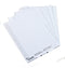 Rexel Crystalfile Crystal Link Card Inserts White (Pack 45) 3000039 - UK BUSINESS SUPPLIES