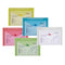 Snopake Polyfile Wallet File Polypropylene A5 Classic Assorted Colours (Pack 5) - 11395 - UK BUSINESS SUPPLIES