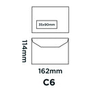 Blake Purely Everyday Mailer Envelope C6 Gummed Window 80gsm Manilla (Pack 1000) - NV358 - UK BUSINESS SUPPLIES