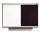 Nobo Prestige Combination Black Foam/Magnetic Whiteboard Aluminium Frame 1200x900mm QBPK9060 - UK BUSINESS SUPPLIES