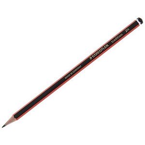 Staedtler 110 Tradition Pencil Cedar Wood 2H Pack 12 Code 110-2H - UK BUSINESS SUPPLIES