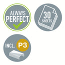 Leitz 5500 Half Strip Stapler Plastic 30 Sheet Blue 55000035 - UK BUSINESS SUPPLIES