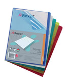 Rexel Nyrex Cut Back Folder Polypropylene A4 120 Micron Assorted (Pack 25) 12131AS - UK BUSINESS SUPPLIES