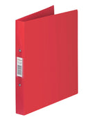Rexel Budget Ring Binder Polypropylene 2 O-Ring A4 25mm Rings Red (Pack 10) - 13422RD - UK BUSINESS SUPPLIES