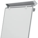 Nobo Barracuda Mobile Flipchart Easel Magnetic 745x690mm Grey 1902386 - UK BUSINESS SUPPLIES