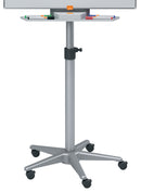Nobo Barracuda Mobile Flipchart Easel Magnetic 745x690mm Grey 1902386 - UK BUSINESS SUPPLIES