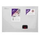 Snopake DocBox Polypropylene A4 25mm Spine Width Push Lock Closure Clear - 12849 - UK BUSINESS SUPPLIES