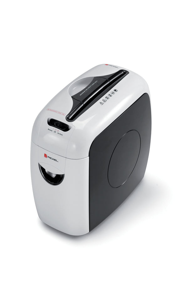 Rexel Style Cross Cut Shredder 7.5 Litre 5 Sheet Black/White 2101942UK - UK BUSINESS SUPPLIES